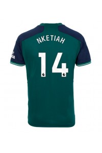 Arsenal Eddie Nketiah #14 Jalkapallovaatteet Kolmaspaita 2023-24 Lyhythihainen